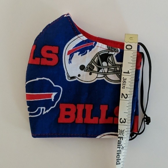 NFL Buffalo Bills Reusable Face Masks & Silicone Bracket - Picture 3 of 6